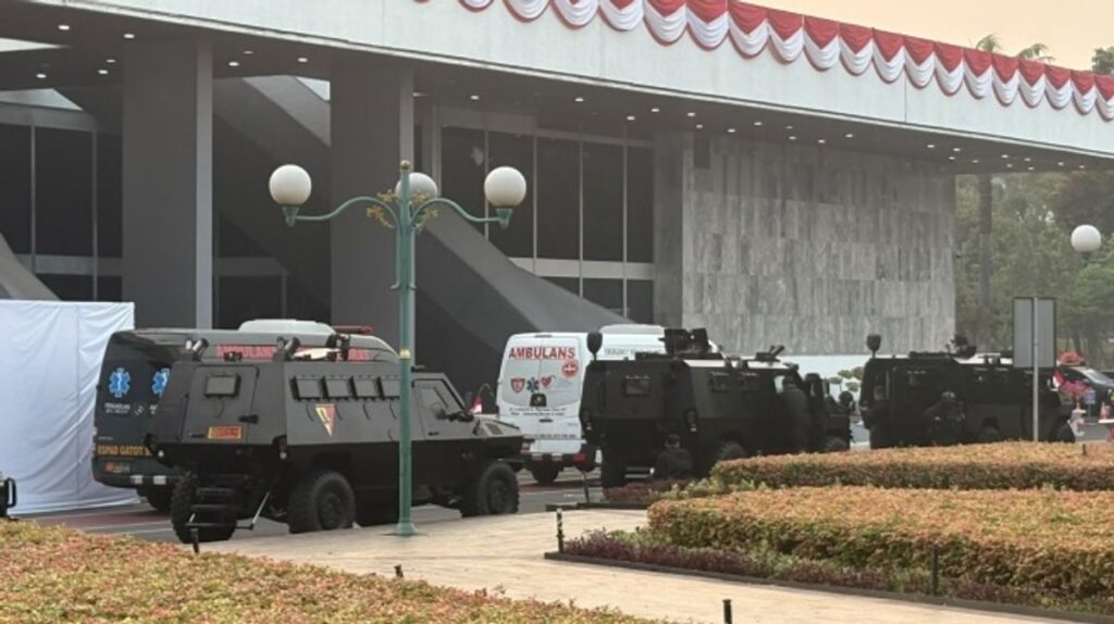 Aparat Perketat Pengamanan Kompleks Parlemen Jelang Agenda Pidato Presiden