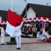 PLBN Badau Gelar Upacara HUT ke 81 RI di Kapuas Hulu