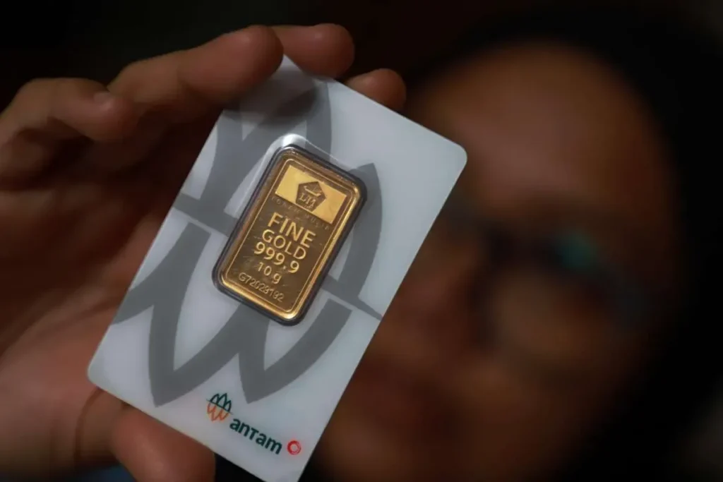 Harga Emas Antam Naik Rp11.000 Menjadi Rp2.675.000 Per Gram