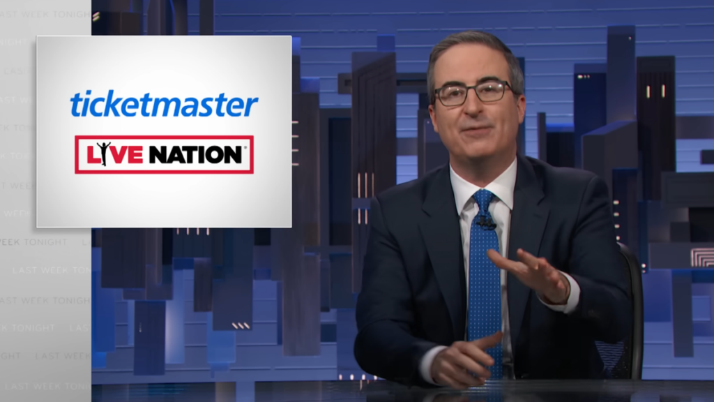 John Oliver Gunakan Ticketmaster untuk Tur Komedi 2026