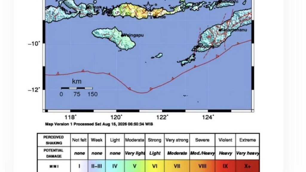 BMKG Catat 37 Gempa Susulan Usai Gempa M 7 di NTT