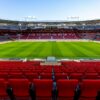 Everton Bertanding Melawan Stuttgart di MHPArena Jerman