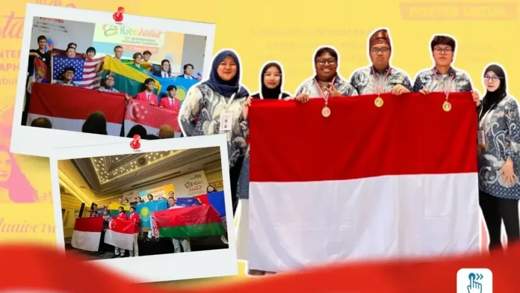 Tim Indonesia Raih Medali Emas Olimpiade Geografi Internasional 2026