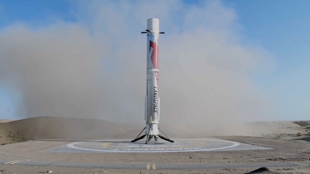 LandSpace Sukses Mendaratkan Roket Zhuque3 Saat Peluncuran Orbital