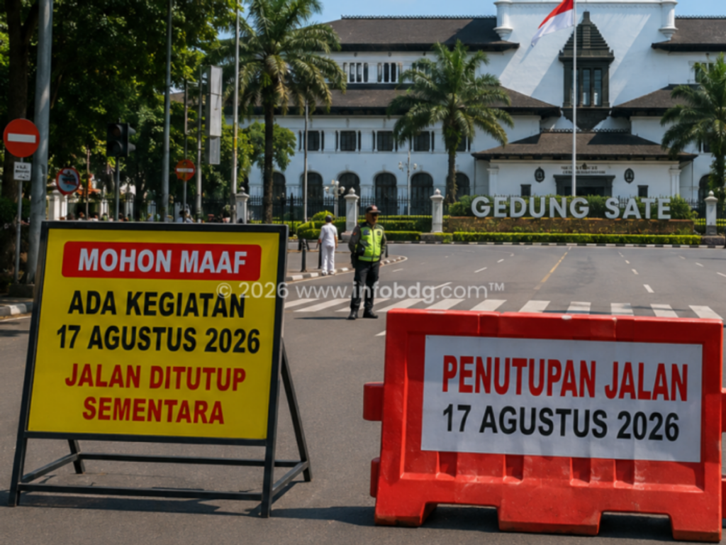 Gedung Sate Jadi Pusat Upacara HUT Ke-81 RI di Jawa Barat