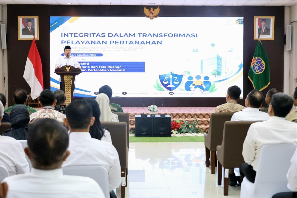 Kementerian ATR BPN Gandeng KPK Gelar Pelatihan Antikorupsi ASN