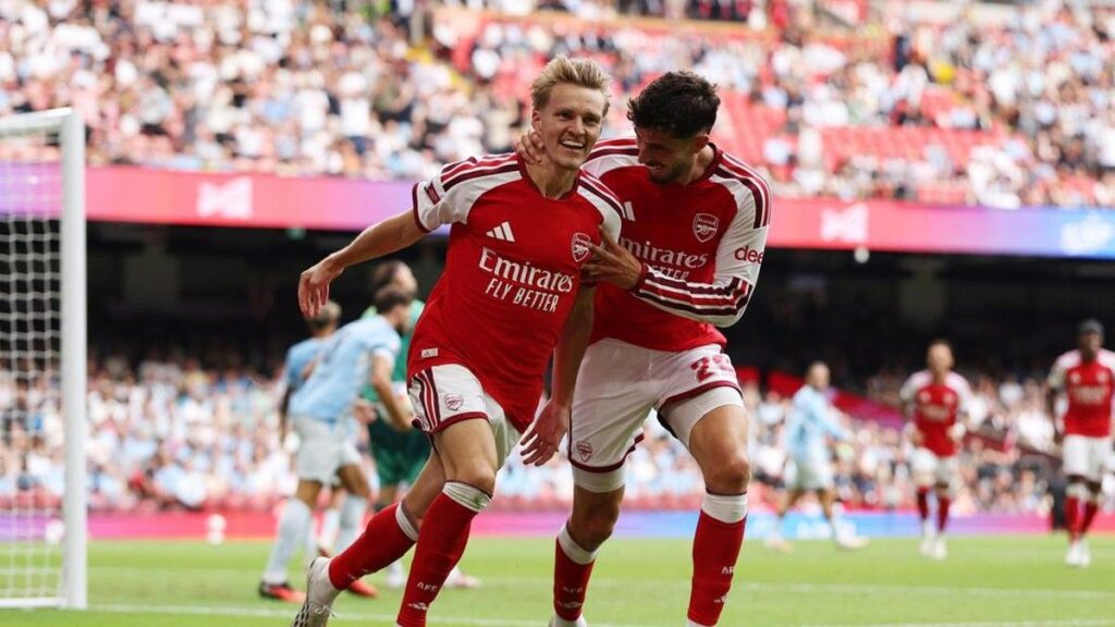 Arsenal Menang 3-0 Lawan Man City dan Juara Community Shield