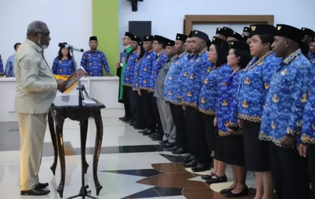 Pemkot Jayapura Lantik 113 Pejabat dan Tunggu Persetujuan BKN