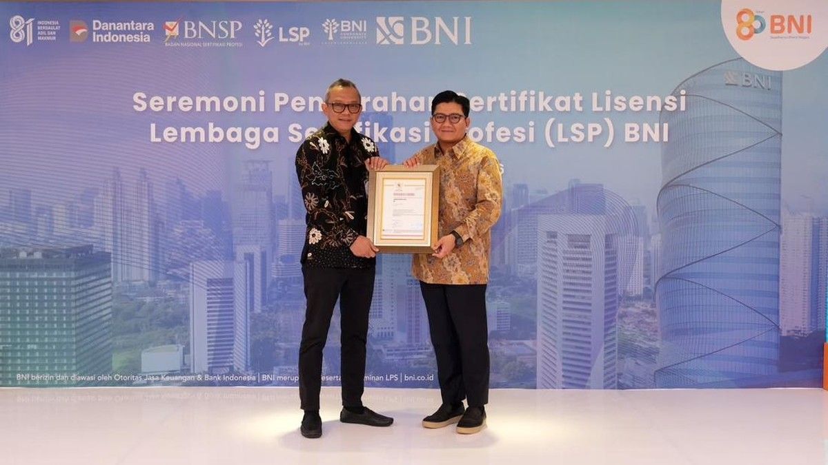 BNI Perkuat Tata Kelola SDM Lewat Lisensi Lembaga Sertifikasi