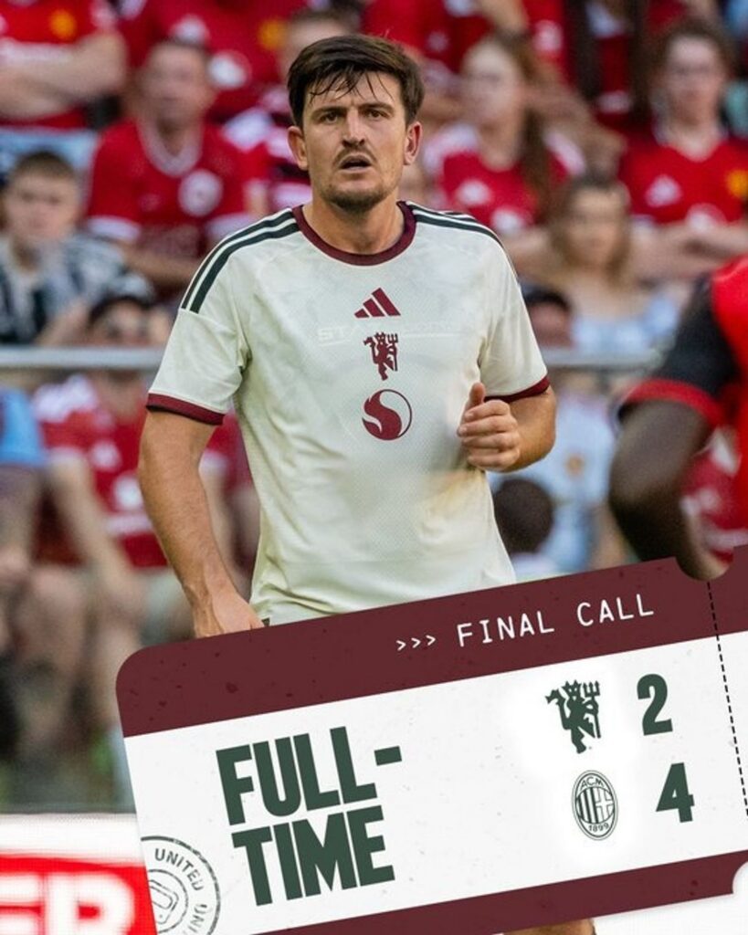 AC Milan Taklukkan Manchester United 4-2 Dalam Laga Giao Huu