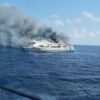 KM Mutiara Sentosa II Terbakar di Perairan Laut Jawa