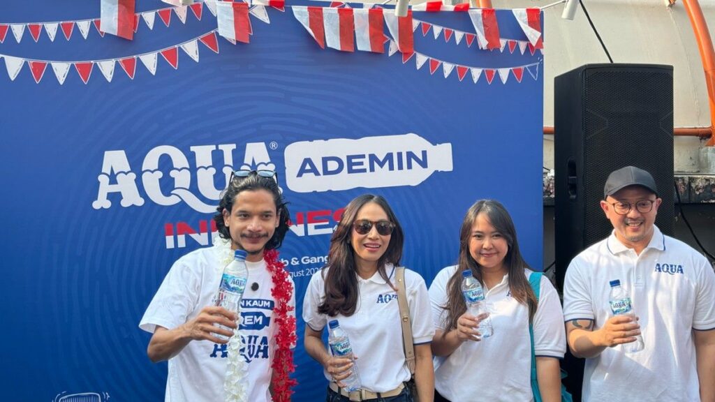 AQUA Gelar Pesta Kaum Adem Sambut Kemerdekaan di Blok M