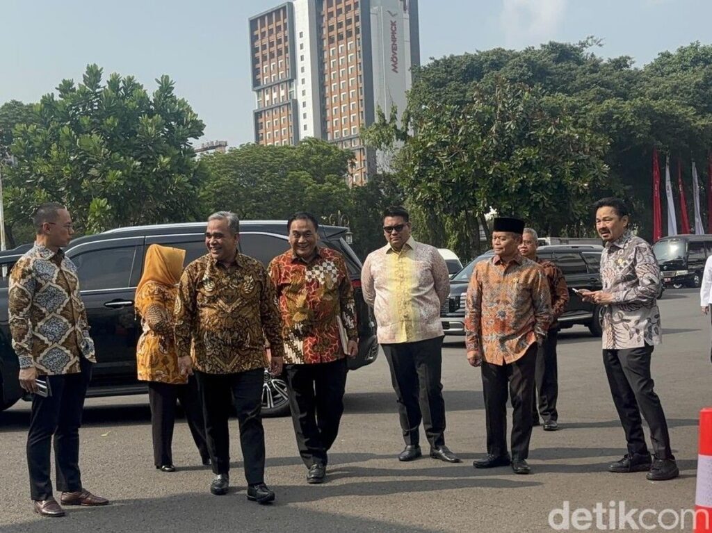 Pimpinan MPR Temui Presiden Prabowo di Istana Negara