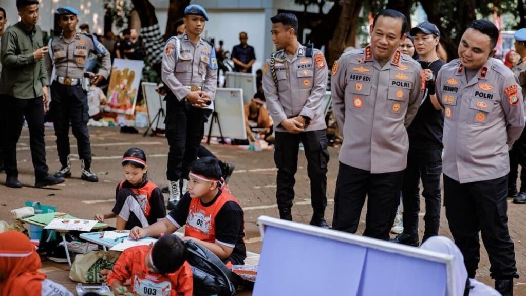 Polda Metro Jaya Gelar Festival UMKM dan Lomba Melukis Sambut HUT RI