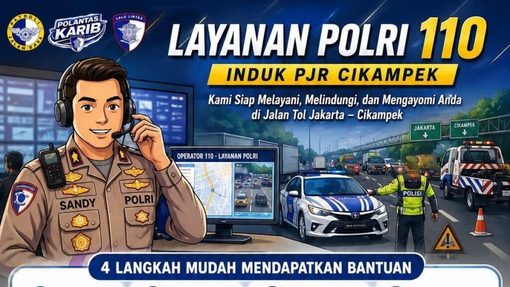 Polri Integrasikan Layanan Call Center 110 di Tol Jakarta-Cikampek