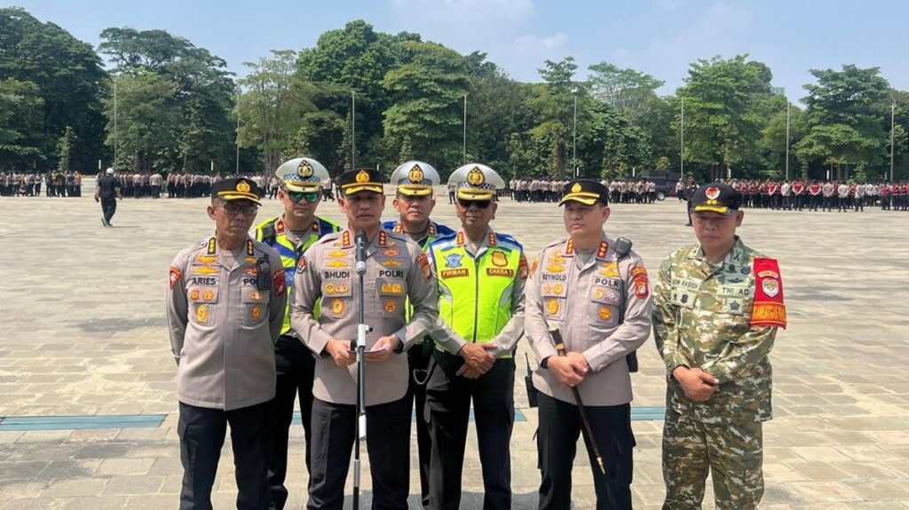 Polda Metro Jaya Kerahkan 7.643 Personel Amankan Monas
