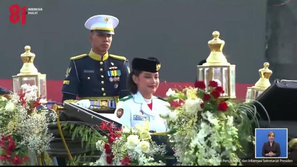 Kirab Bendera Pusaka dan Teks Proklamasi Menuju Istana Negara Dimulai