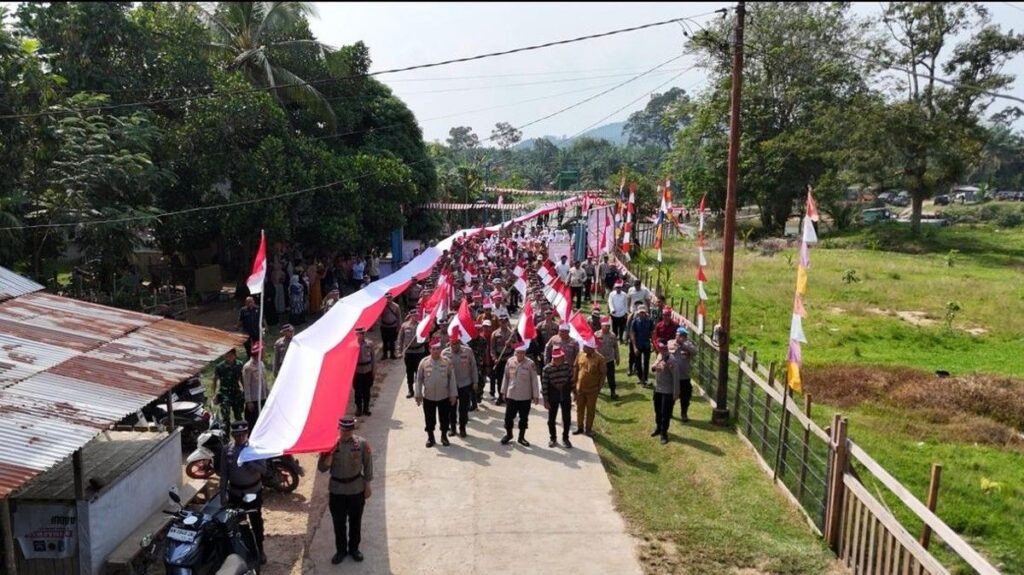 Tim Ekspedisi Merah Putih Polda Riau tiba di Kampar