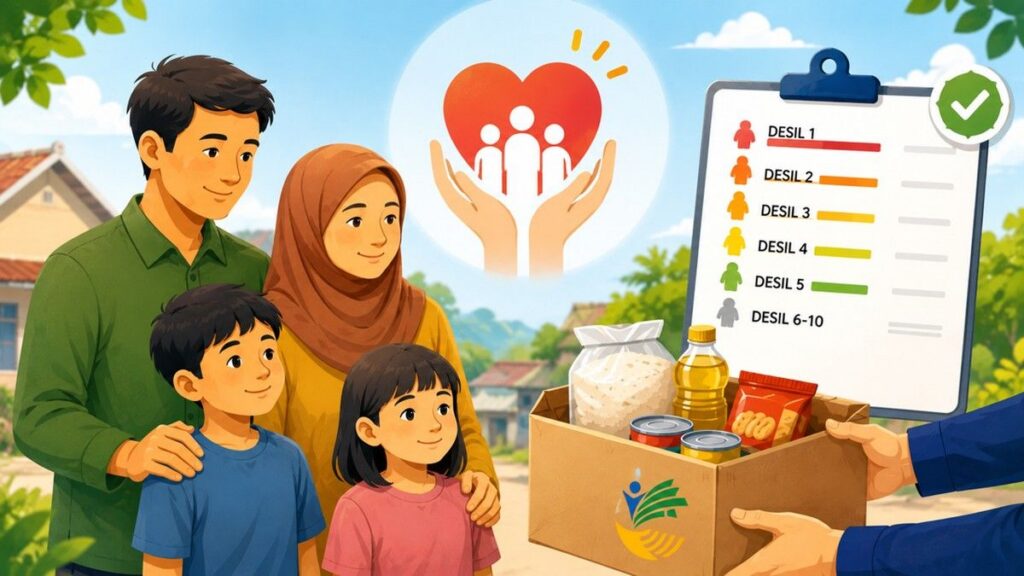 Pemerintah Gunakan Status Desil DTSEN Acuan Penyaluran Bansos