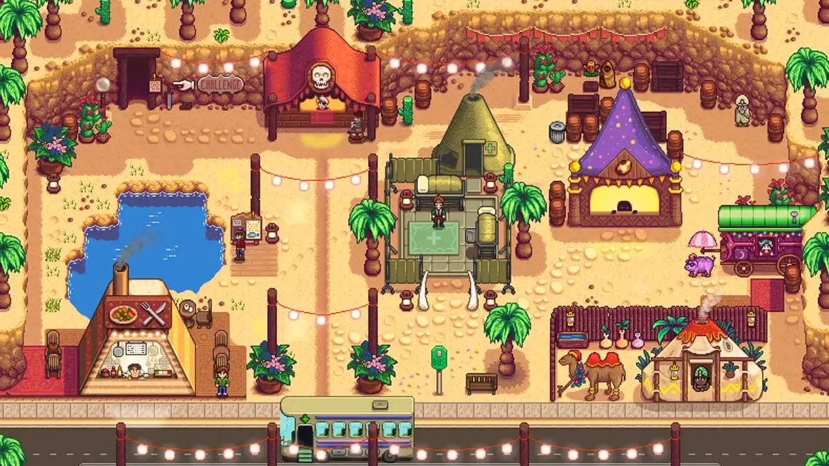 Stardew Valley Buka Area Calico Desert dengan Beragam Aktivitas Unik