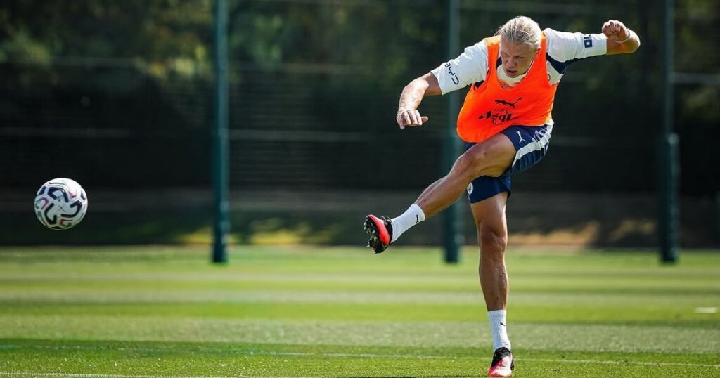 Erling Haaland Incar Gol Pertama Community Shield Saat Hadapi Arsenal