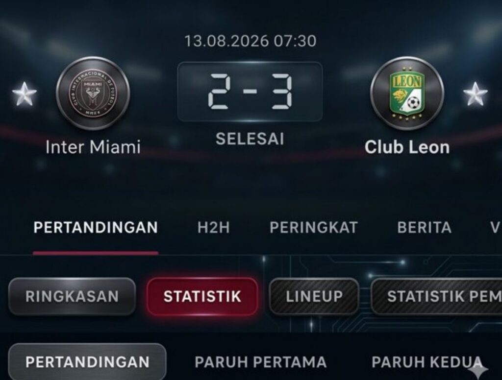 Club Leon Taklukkan Inter Miami 3-2 di Leagues Cup 2026
