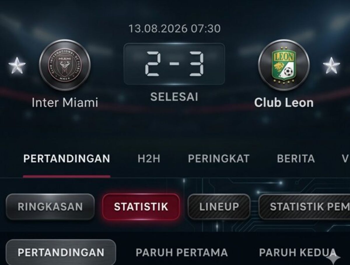 Club Leon Taklukkan Inter Miami 3-2 di Leagues Cup 2026