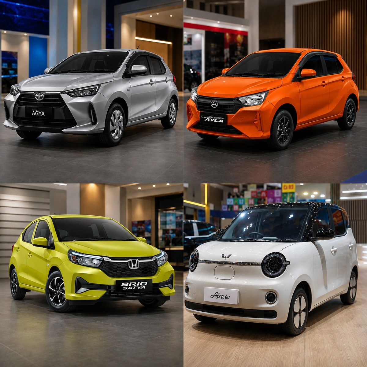 Bandingkan Spesifikasi Wuling Air ev dan Deretan Mobil LCGC