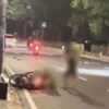 Polisi Tangkap Pria Bugil Pemukul Pemotor di Lenteng Agung