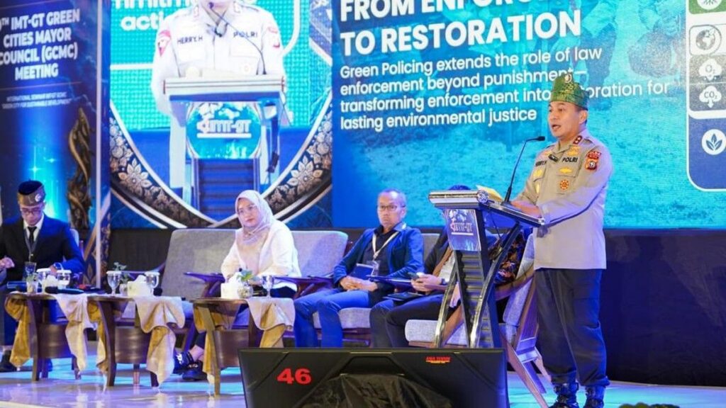 Kapolda Riau Paparkan Konsep Green Policing Pada Forum IMT GT 2026