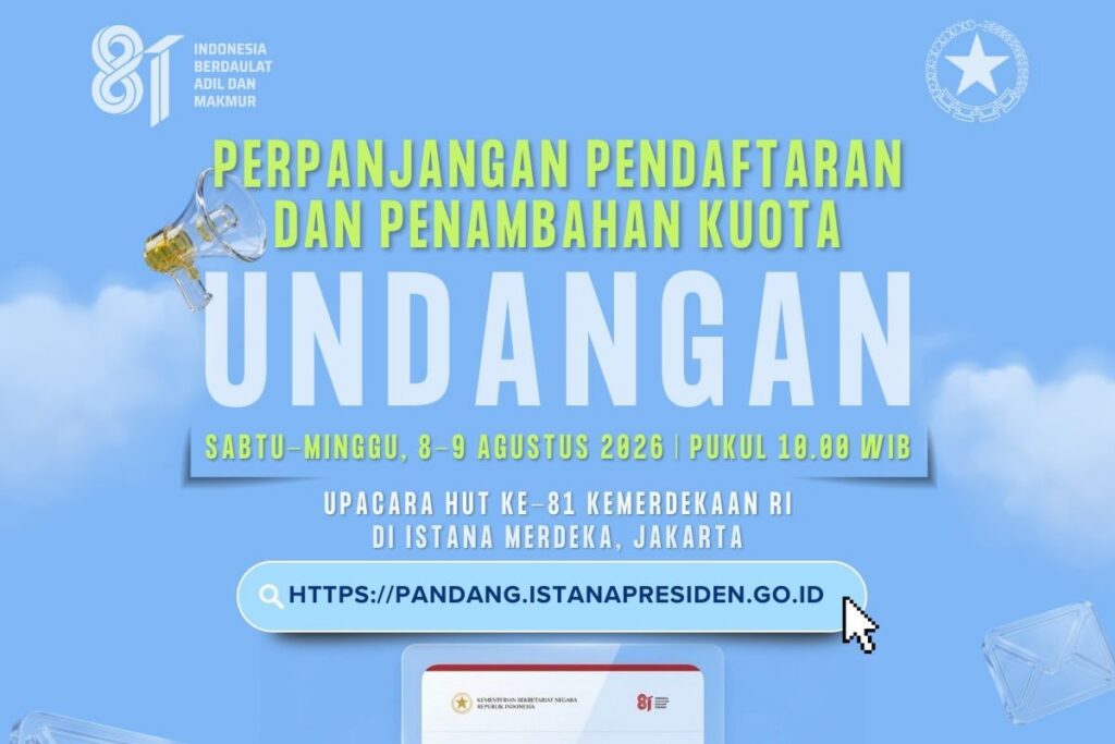 Kemensetneg Perpanjang Pendaftaran Undangan Upacara HUT Ke 81 RI