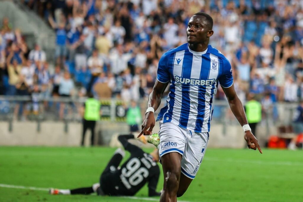 Lech Poznan Raih Kemenangan Tipis atas KI Klaksvik di Liga Europa