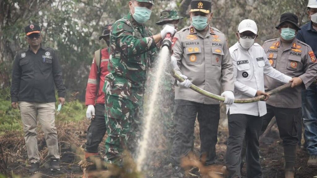 Tim Gabungan Padamkan 81 Hektare Kebakaran Hutan di Kerumutan Riau