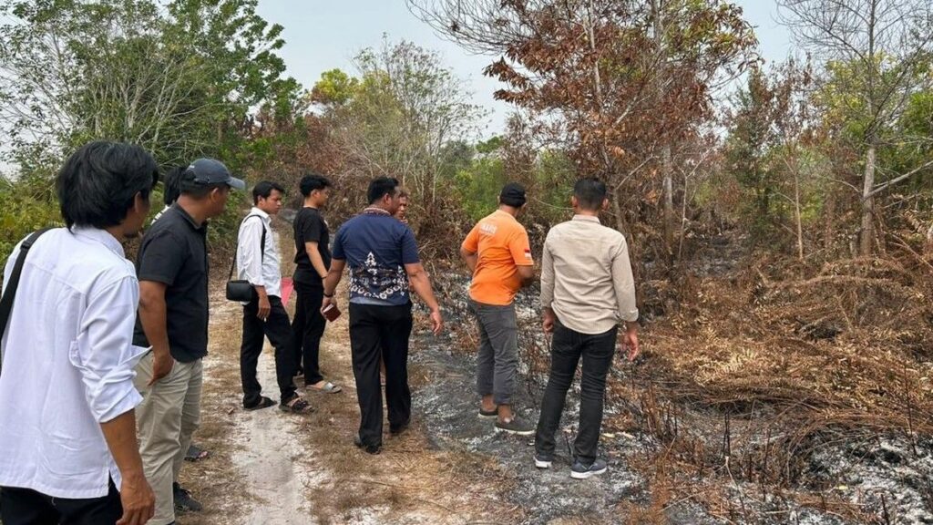 Polresta Palangka Raya Tetapkan Dua Tersangka Karhutla Kalibata Ujung