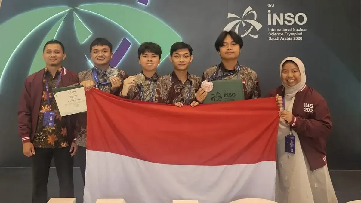 Siswa Indonesia Raih Tiga Medali Olimpiade Nuklir di Arab Saudi