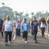 Setjen MPR RI Gelar Jalan Sehat Bangun Budaya Hidup Sehat Pegawai
