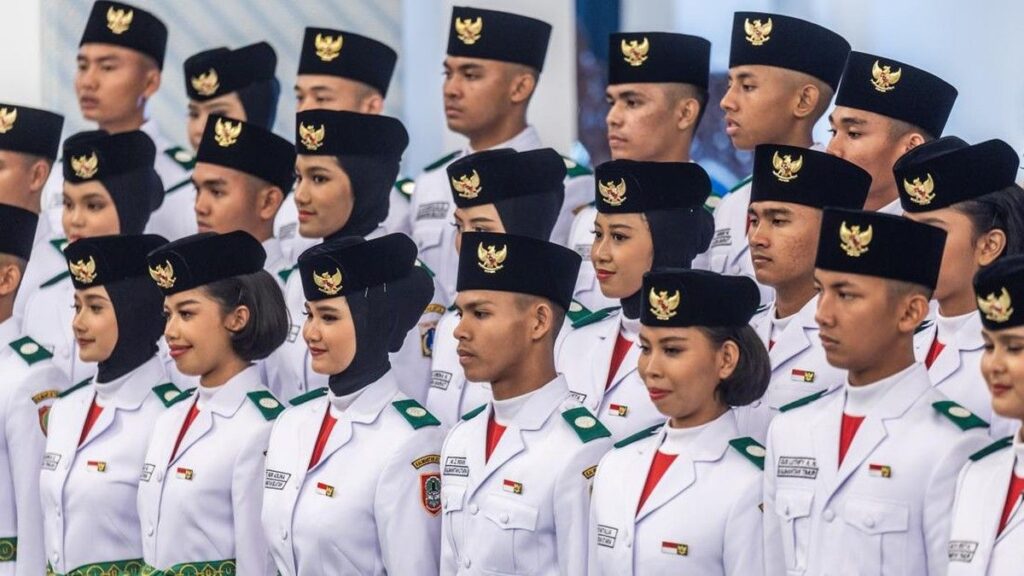 Presiden Kukuhkan 76 Anggota Paskibraka Nasional 2026 di Istana Negara