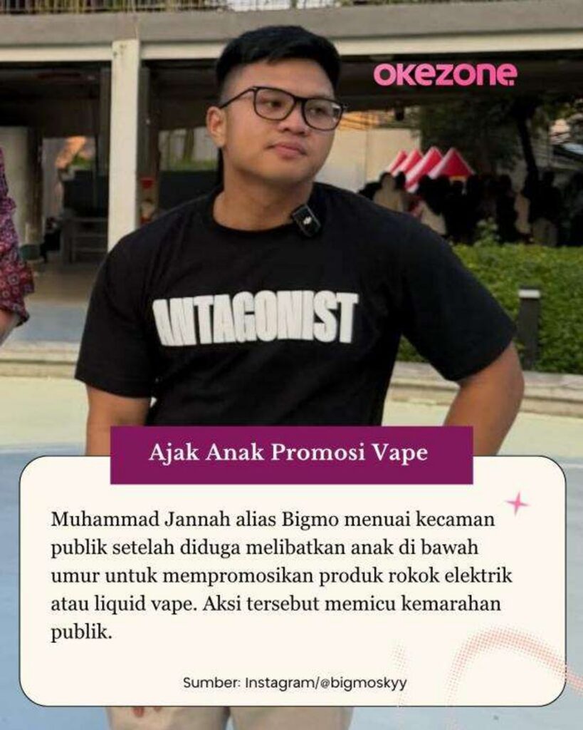 Diduga Libatkan Anak Promosikan Vape Bigmo Dilaporkan ke KPAI