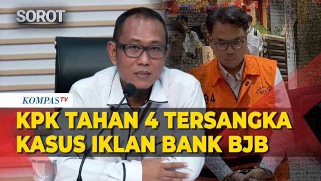 KPK Tahan 4 Tersangka Korupsi Iklan Bank BJB