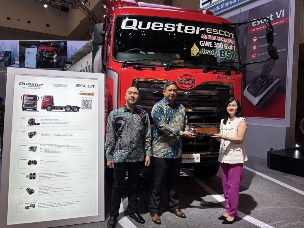 UD Trucks Meluncurkan Truk Quester Model 2026 Kompatibel B50