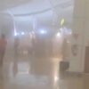Kebakaran Gerai Makanan Picu Kepulan Asap Bandara Ngurah Rai