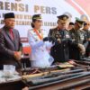 Polda Maluku Utara Amankan 16 Senjata Api Ilegal dari Warga