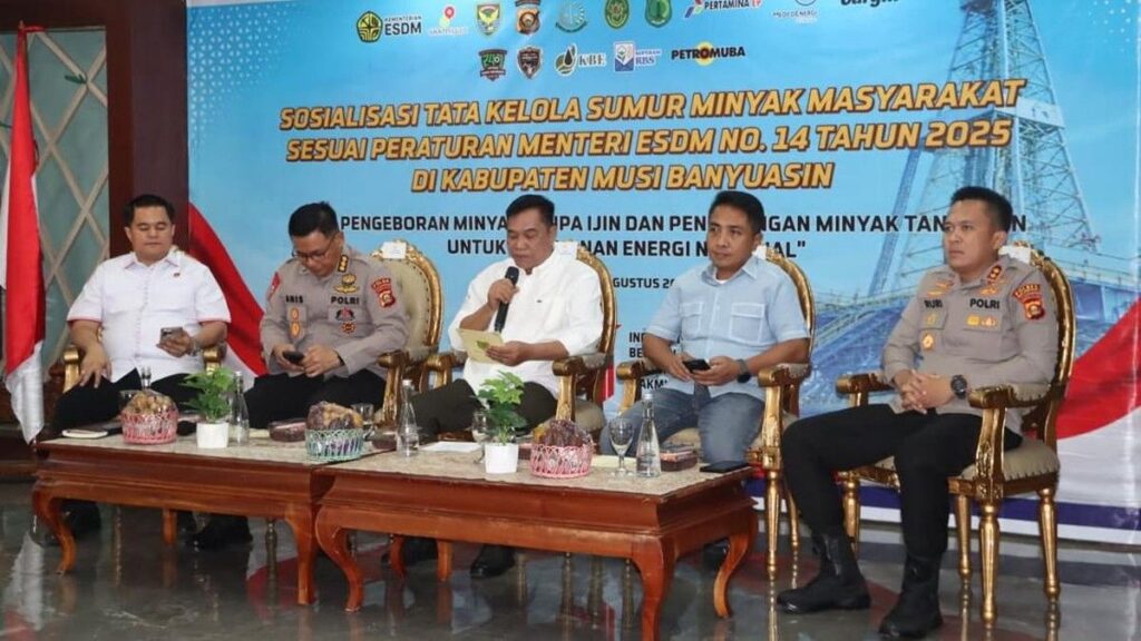 Polda Sumsel dan Pemkab Muba Penataan Sumur Minyak Masyarakat