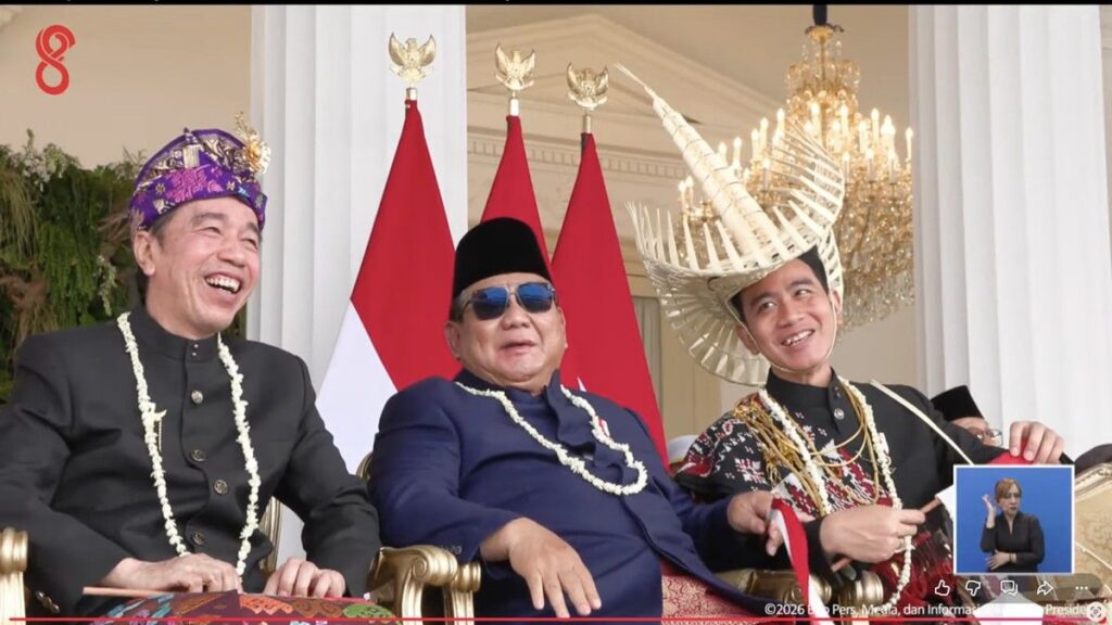 Gerindra Tanggapi Kebersamaan Prabowo Jokowi dan Gibran di Istana