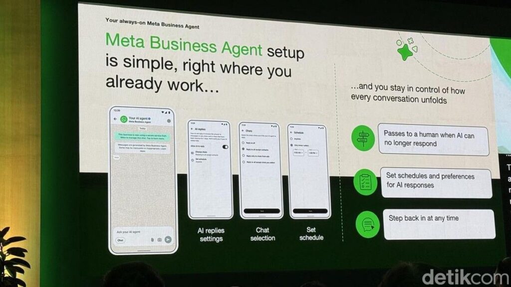 WhatsApp Luncurkan Meta Business Agent untuk Bantu UMKM Layani Konsumen