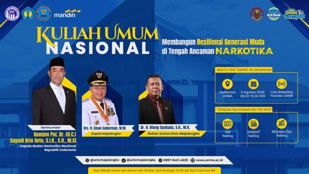 BNN RI Siapkan Kuliah Umum Resiliensi Pemuda di Majalengka