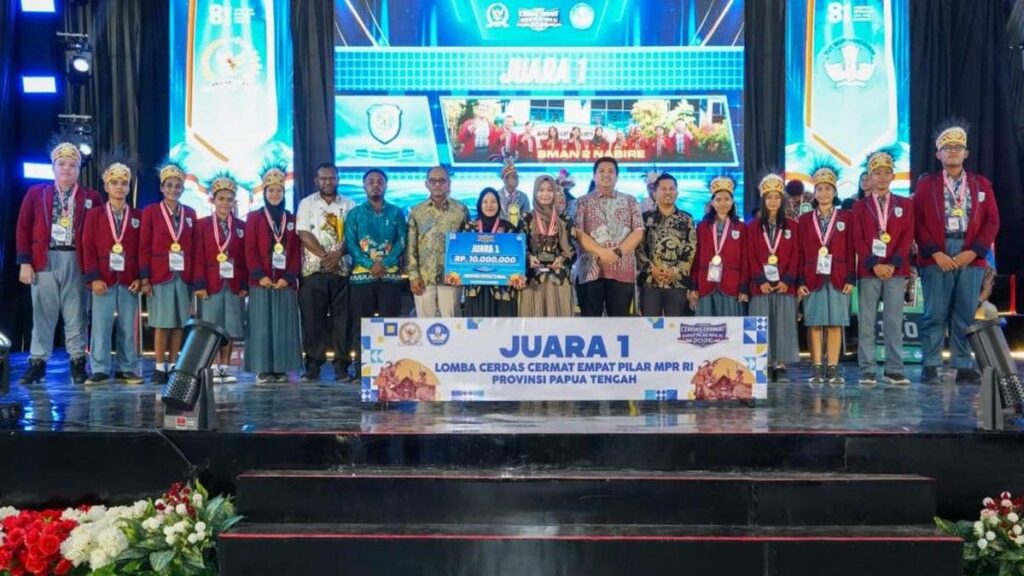 SMAN 2 Nabire Juara Lomba Cerdas Cermat Empat Pilar Papua Tengah 2026
