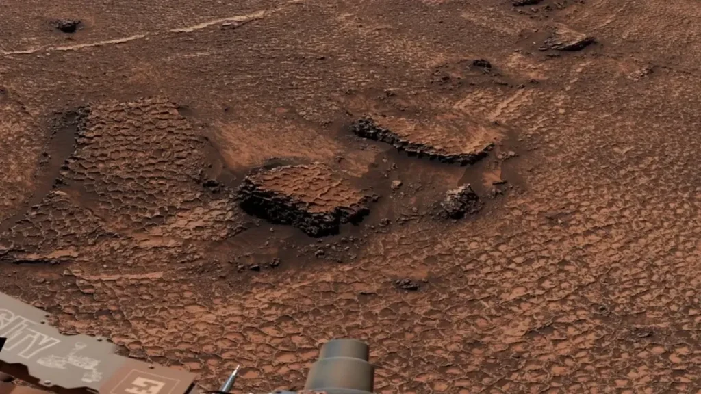 Curiosity Temukan Pola Rekahan Poligonal di Valle Grande Mars