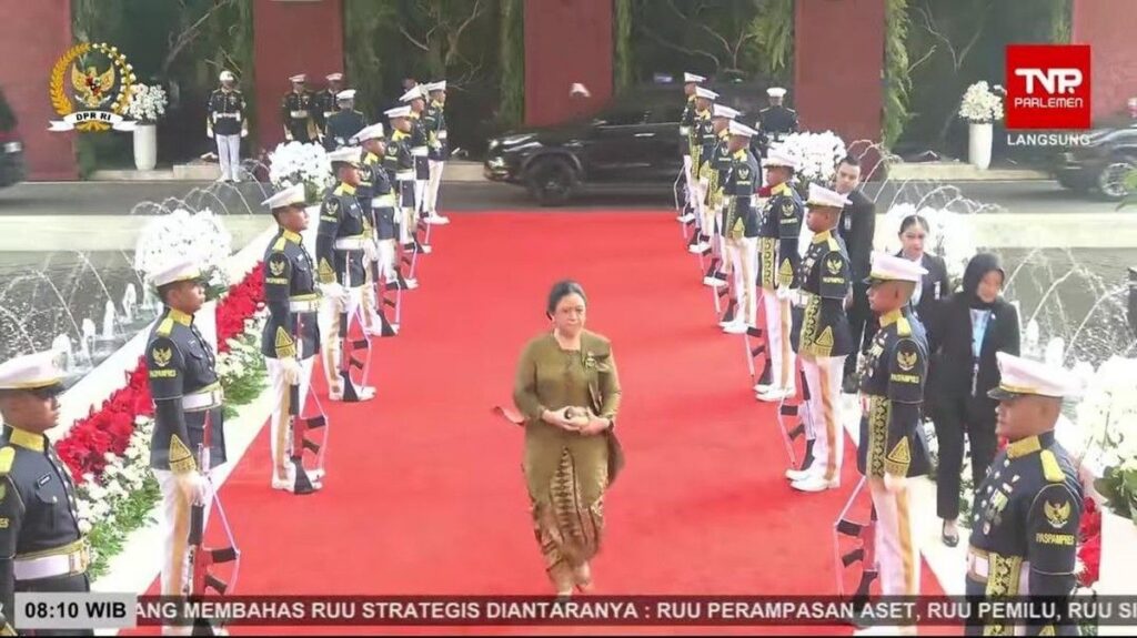 Puan Maharani Hadiri Sidang Tahunan MPR 2026 Mengenakan Kebaya Hijau