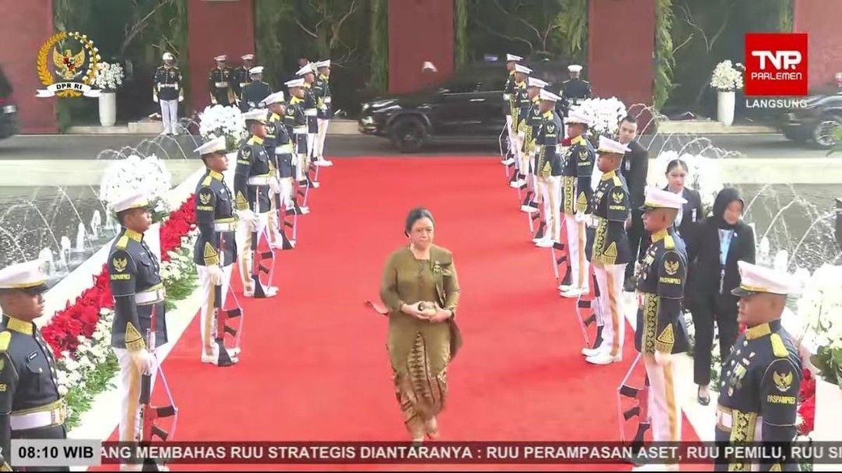 Puan Maharani Hadiri Sidang Tahunan MPR 2026 Mengenakan Kebaya Hijau